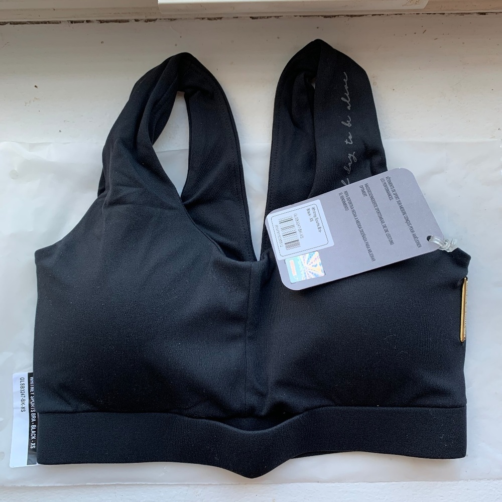 Whitney Simmons X Gymshark Black Sports Bra XS